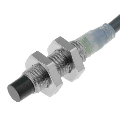 Omron Inductive Barrel-Style Proximity Sensor, M8 x 1, 4 mm Detection, NPN Output, IP67