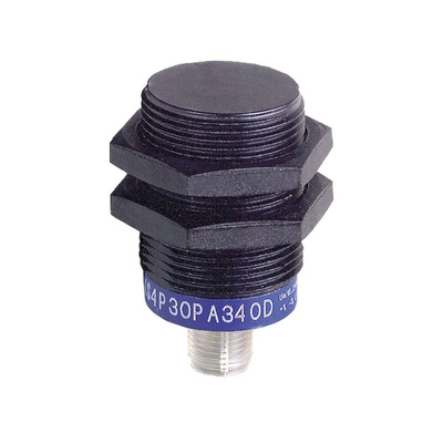 Telemecanique Sensors Inductive Barrel-Style Proximity Sensor, M30 x 1.5, 15 mm Detection, PNP Output, 12 → 24