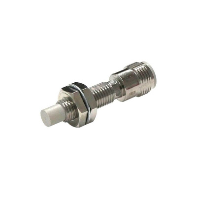 Omron Inductive Barrel-Style Inductive Proximity Sensor, M8 x 1, 4 mm Detection, NPN Output, IP67, IP69K