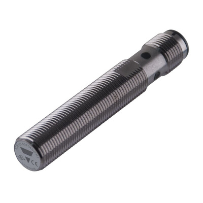 Carlo Gavazzi ICB12 Series Inductive Barrel-Style Inductive Proximity Sensor, M12 x 1, 4 mm Detection, NPN Output, 10