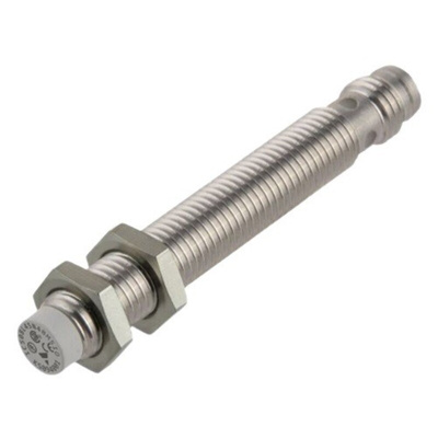 Carlo Gavazzi ICS08 Series Inductive Barrel-Style Inductive Proximity Sensor, M8 x 1, 4 mm Detection, NPN Output, 10