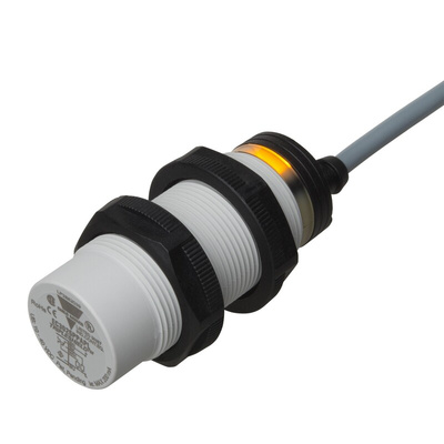 Carlo Gavazzi CA30CLN Series Capacitive Barrel-Style Proximity Sensor, M30 x 1.5, 25 mm Detection, PNP/NPN Output, 10