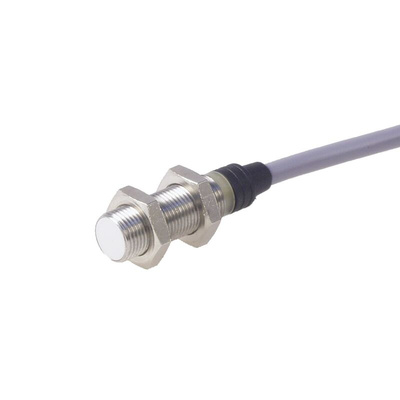 Carlo Gavazzi EI1202 Series Inductive Barrel-Style Inductive Proximity Sensor, M12 x 1, 2 mm Detection, NPN Output, 10