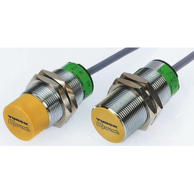 Turck Inductive Barrel-Style Proximity Sensor, M18 x 1, 12 mm Detection, PNP Output, 10 → 30 V dc, IP68