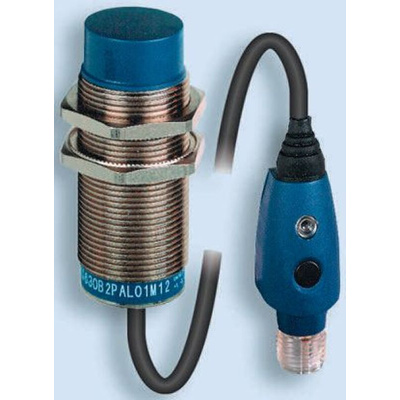 Telemecanique Sensors Inductive Barrel-Style Proximity Sensor, M30 x 1.5, 18 mm Detection, PNP Output, 12 → 24 V