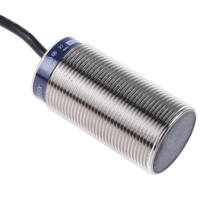 Telemecanique Sensors Inductive Barrel-Style Proximity Sensor, M30 x 1.5, 10 mm Detection, PNP Output, 12 → 48 V