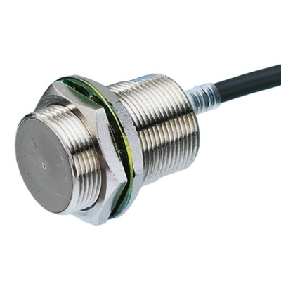 Omron Inductive Barrel-Style Proximity Sensor, M12 x 1, 5 mm Detection, PNP Output, 10 → 30 V dc, IP67