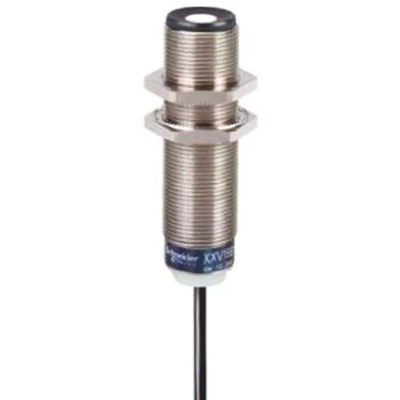 Telemecanique Sensors Ultrasonic Barrel-Style Proximity Sensor, M18 x 1, 3 → 50 mm Detection, NPN Output, 12
