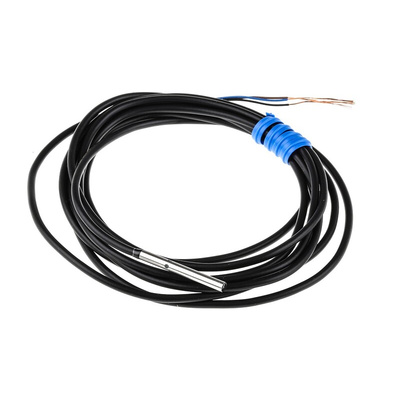 Omron Inductive Barrel-Style Proximity Sensor, 0.8 mm Detection, NPN Output, 10 → 30 V dc, IP67