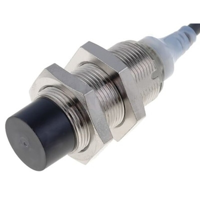 Omron Inductive Barrel-Style Proximity Sensor, M18 x 1, 16 mm Detection, PNP Output, 12 → 24 V dc, IP67