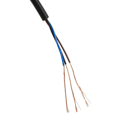 Omron Inductive Barrel-Style Proximity Sensor, M12 x 1, 8 mm Detection, PNP Output, 12 → 24 V dc, IP67