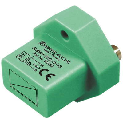 Pepperl + Fuchs Inductive Block-Style Proximity Sensor, 2.5 mm Detection, Analogue Output, 18 → 30 V dc, IP67