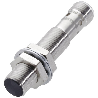 BALLUFF Inductive Barrel-Style Proximity Sensor, M12 x 1, 6 mm Detection, PNP Output, 10 → 30 V dc, IP67