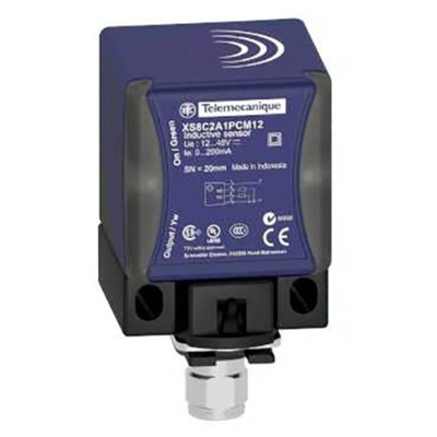 Telemecanique Sensors Inductive Block-Style Proximity Sensor, 25 mm Detection, Analogue Output, 15 → 36 V dc,