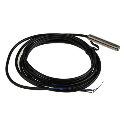 Telemecanique Sensors Inductive Barrel-Style Proximity Sensor, M8 x 1, 1.2 mm Detection, PNP Output, 12 → 24 V