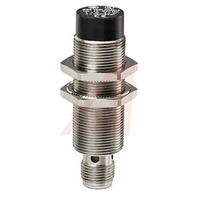 Telemecanique Sensors Inductive Barrel-Style Proximity Sensor, M18 x 1, 4 mm Detection, NPN Output, 12 → 24 V