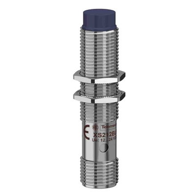Telemecanique Sensors Inductive Barrel-Style Proximity Sensor, M12 x 1, 4 mm Detection, PNP Output, 12 → 24 V