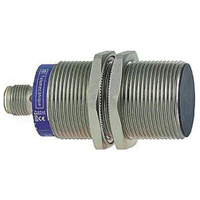 Telemecanique Sensors Inductive Barrel-Style Proximity Sensor, M30 x 1.5, 10 mm Detection, PNP Output, 12 → 48 V