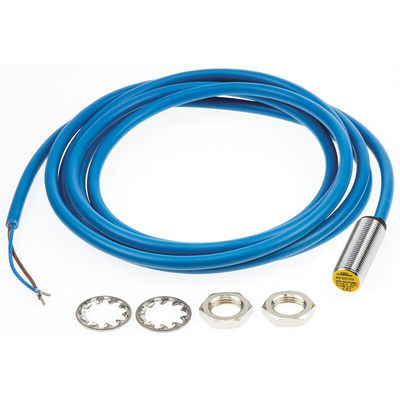 Turck Inductive Barrel-Style Proximity Sensor, M12 x 1, 2 mm Detection, NAMUR Output, 8.2 V dc, IP67