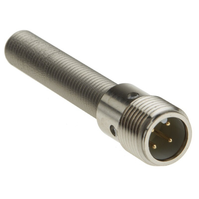 Turck Inductive Barrel-Style Proximity Sensor, M12 x 1, 2 mm Detection, PNP Output, 10 → 30 V dc, IP67