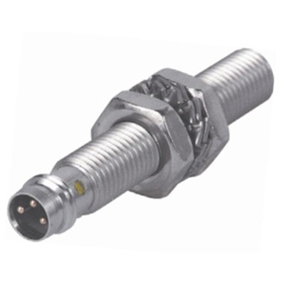 Turck Inductive Barrel-Style Proximity Sensor, M8 x 1, 2 mm Detection, PNP Output, 10 → 30 V dc, IP67