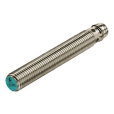 Pepperl + Fuchs Inductive Barrel-Style Proximity Sensor, M8 x 1, 1.5 mm Detection, 10 → 30 V dc, IP67