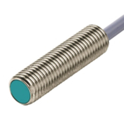 Pepperl + Fuchs Inductive Barrel-Style Proximity Sensor, M8 x 1, 2 mm Detection, PNP Output, 10 → 30 V dc, IP67