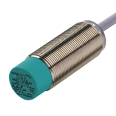 Pepperl + Fuchs Inductive Barrel-Style Proximity Sensor, M18 x 1, 12 mm Detection, PNP Output, 5 → 36 V dc, IP68