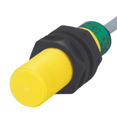 Turck Inductive Barrel-Style Proximity Sensor, M18 x 1, 8 mm Detection, PNP Output, 10 → 30 V dc, IP67