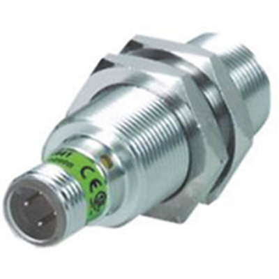 Turck Inductive Barrel-Style Proximity Sensor, M18 x 1, 8 mm Detection, PNP Output, 10 → 30 V dc, IP67
