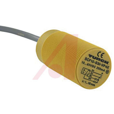 Turck Capacitive Barrel-Style Proximity Sensor, M30 x 1.5, 15 mm Detection, PNP Output, 10 → 65 V dc, IP67