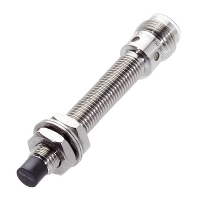 BALLUFF Inductive Barrel-Style Proximity Sensor, M8 x 1, 4 mm Detection, PNP Output, 10 → 30 V dc, IP67