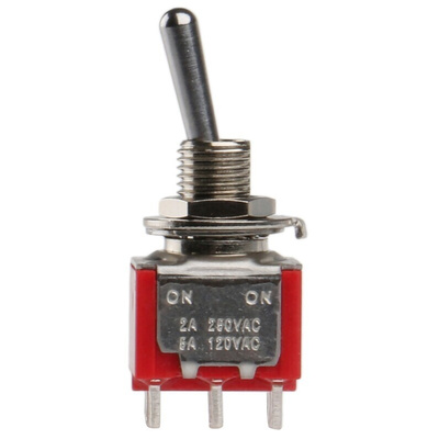 RS PRO Toggle Switch, Panel Mount, On-On, DPDT, Solder Terminal