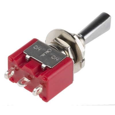 RS PRO Toggle Switch, Panel Mount, On-Off-On, SPDT, Solder Terminal