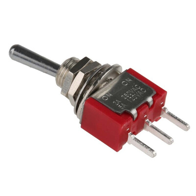 RS PRO Toggle Switch, PCB Mount, On-On, SPDT, Through Hole Terminal, 250V ac