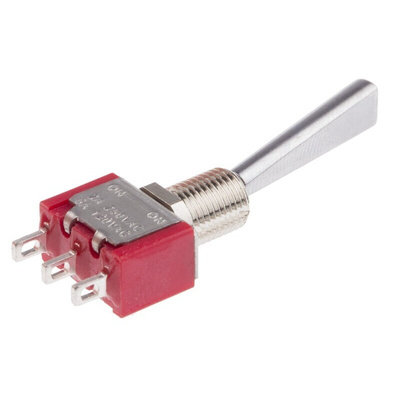 RS PRO Toggle Switch, Panel Mount, On-On, SPDT, Solder Terminal