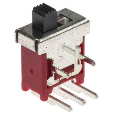 RS PRO PCB Slide Switch SPDT On-Off-On 3 A @ 120 V ac Side