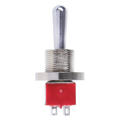 RS PRO Toggle Switch, Panel Mount, (On)-Off-(On), DPDT, Solder Terminal, 120 ac/dc, 28V ac/dc