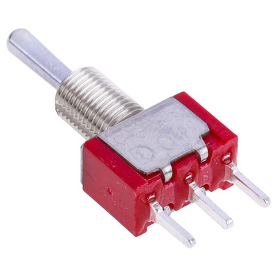 RS PRO Toggle Switch, PCB Mount, On-Off-On, SPDT, Through Hole Terminal