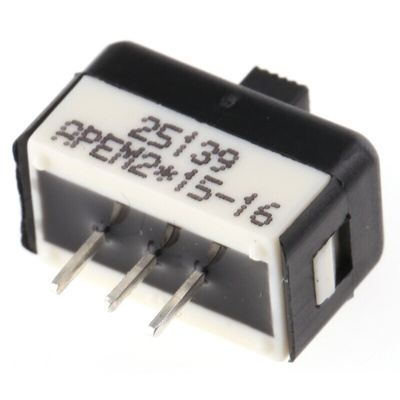 APEM PCB Slide Switch SPDT On-Off-On 1 A @ 30 V dc Slide