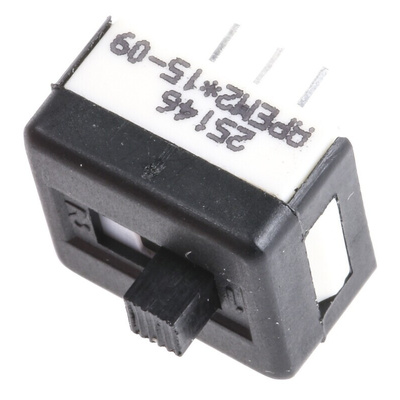 APEM PCB Slide Switch DPDT Latching 1 A @ 30 V dc Slide