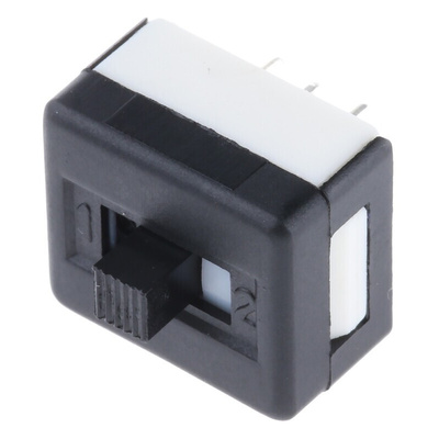 APEM PCB Slide Switch DPDT On-Off-On 1 A @ 30 V dc Slide