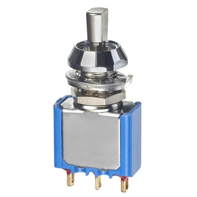 Toggle Switch Hex Nut for use with 6.35 Dia. mm Series Miniature Switches