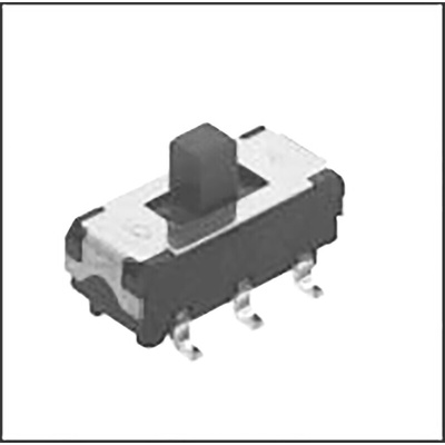 Alps Alpine Surface Mount Slide Switch SPDT Latching 300 mA Slide