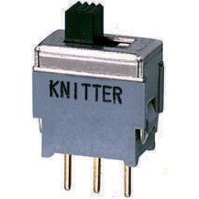KNITTER-SWITCH PCB Slide Switch SPDT Latching 50 mA @ 48 V dc Slide