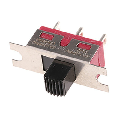 C & K Panel Mount Slide Switch SPDT Latching 6 A @ 120 V ac, 6 A @ 28 V dc Slide