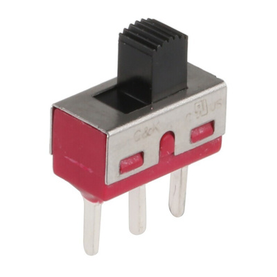 C & K PCB Slide Switch SPDT Latching 6 A @ 120 V ac, 6 A @ 28 V dc Slide