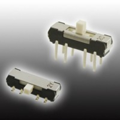 Nidec Components Surface Mount Slide Switch DP3T 200 (Non-Switching) mA, 200 (Switching) mA Slide