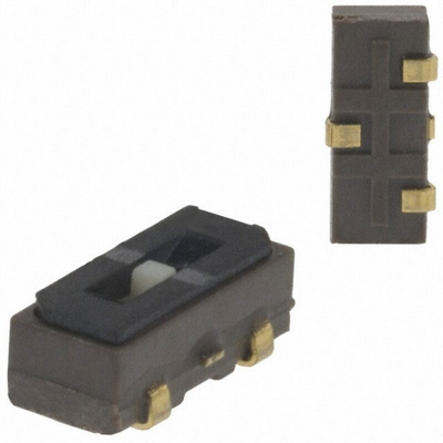 Nidec Components Surface Mount Slide Switch SPDT On-Off-On 100mA Flush