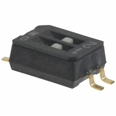 Nidec Components Surface Mount Slide Switch DPST 100mA Slide